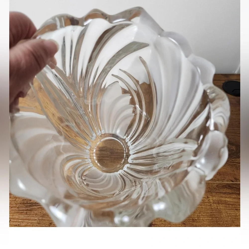 Mikasa Clear Glass Vase